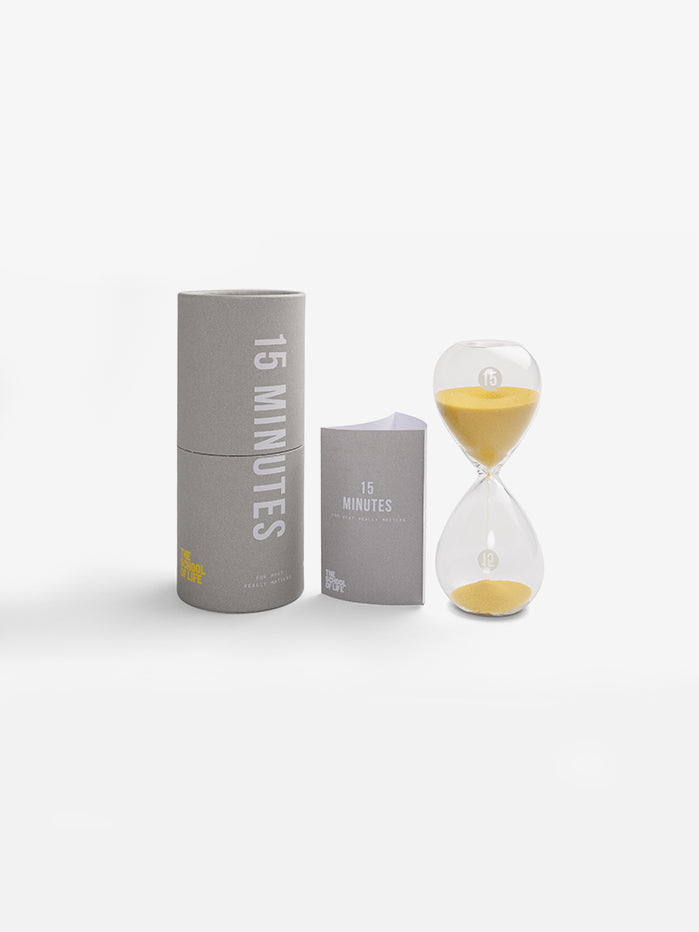15-Minute Timer for Productivity & Focus - Perfect for School, Work, and Study Sessions | The School of Life Timer