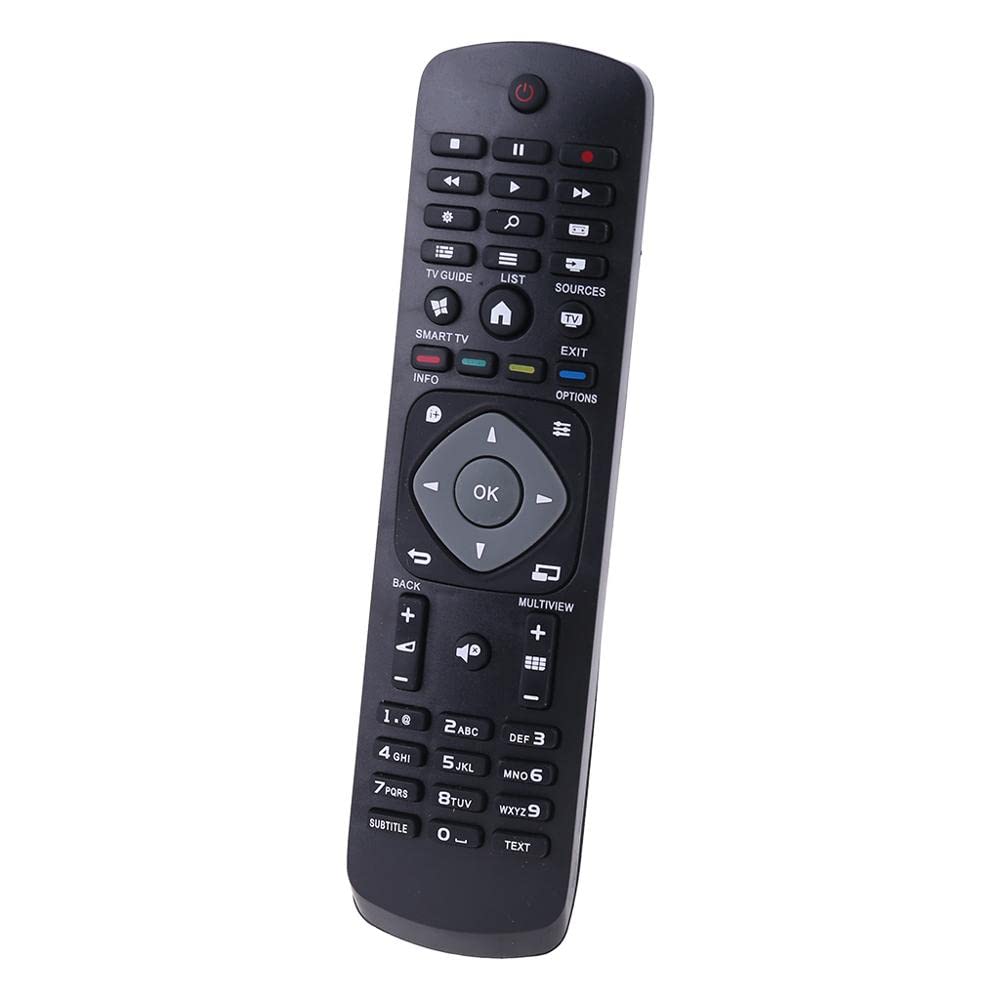 YKF347-003 Replacement Remote Control for AC/TV/Audio Units - Universal TV Tele Controller (Black) - Perfect for Home Entertainment Systems & Smart Devices