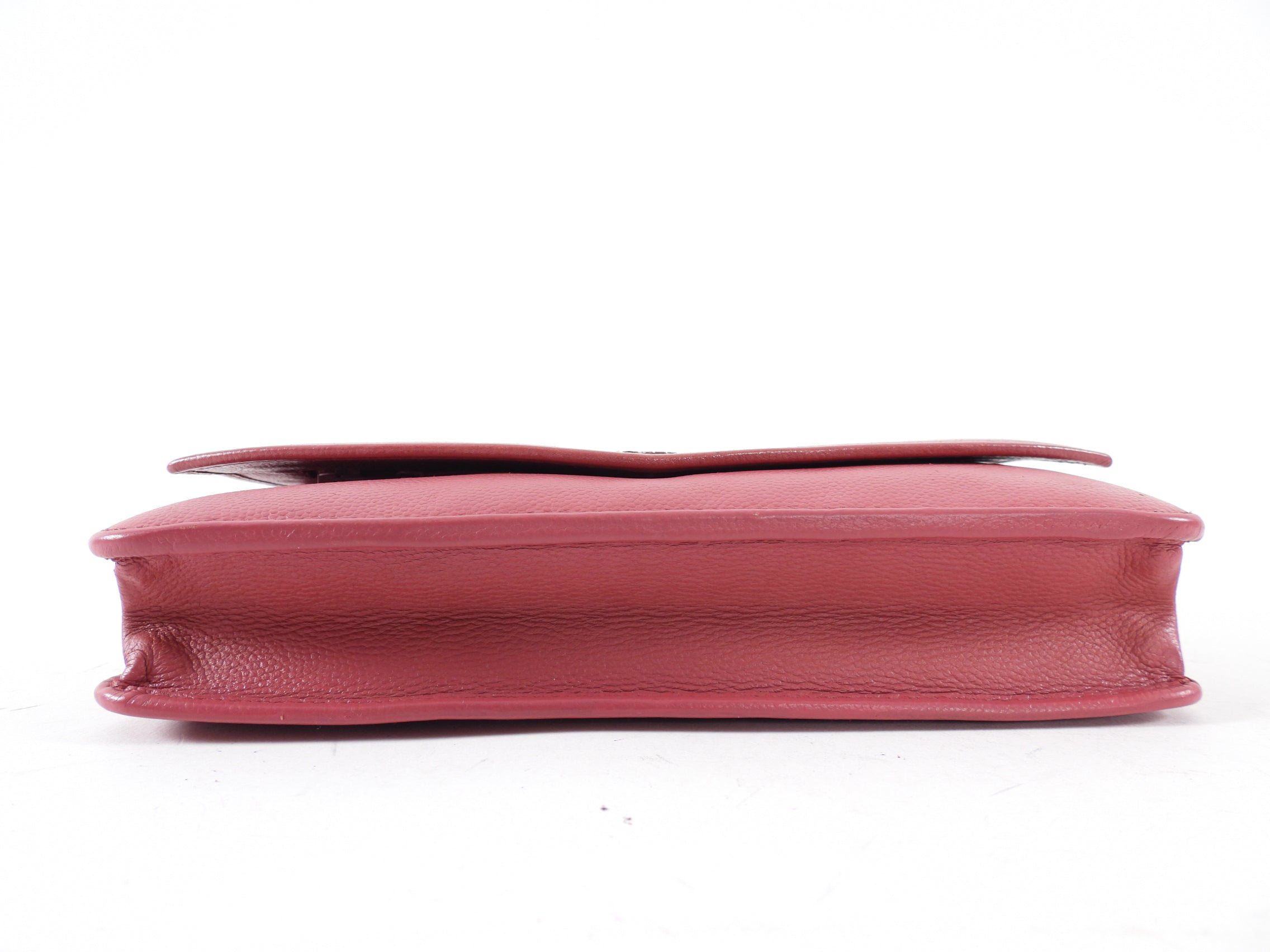 Chanel Dark Quartz Pink Sevruga Leather Wallet on Chain - Luxury Crossbody Bag for Women, Perfect for Parties & Evening Events