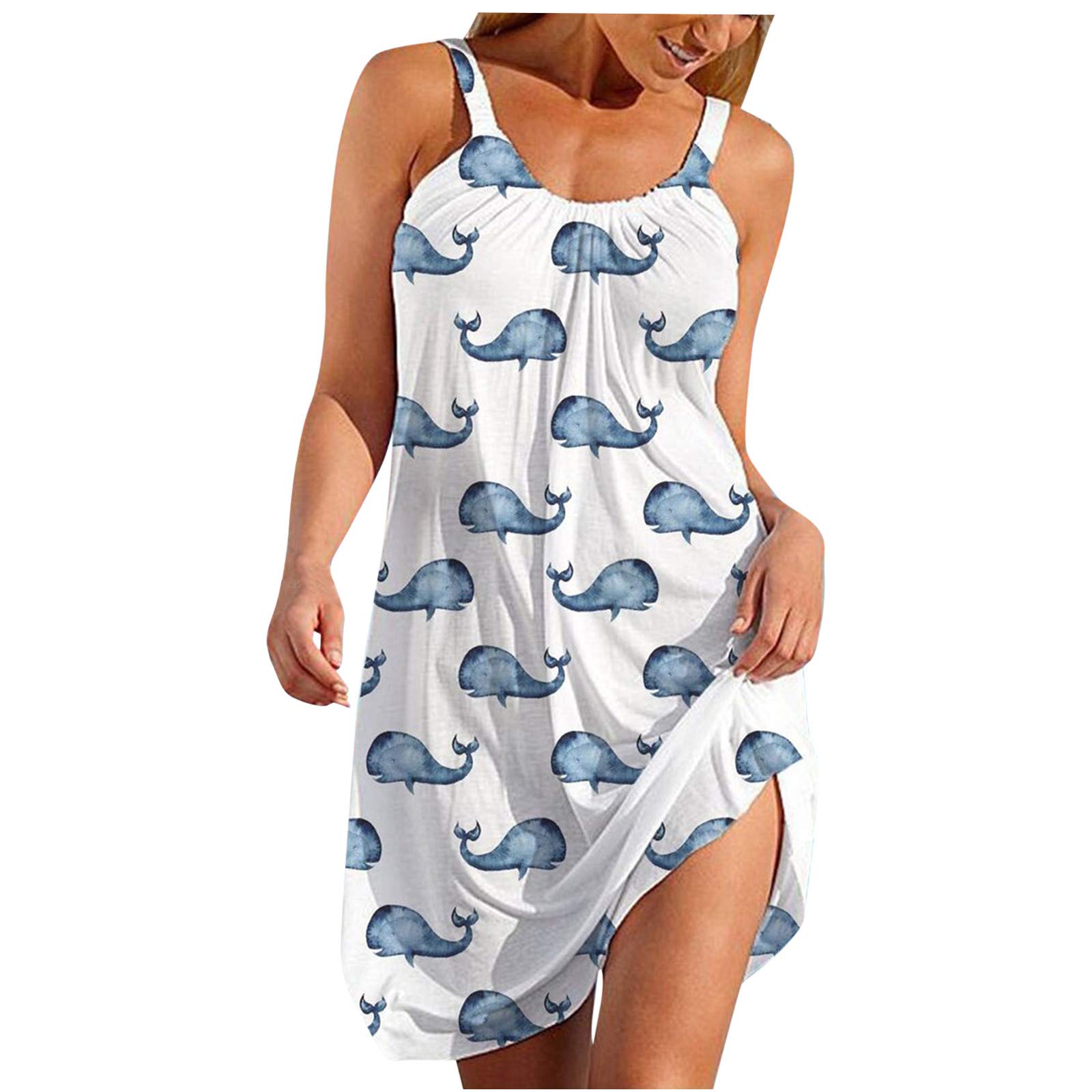 Elegant Women's Summer Dress - Flowy Loose Fit Casual & Banquet Dress for Women - Perfect for Parties, Weddings & Beach Outings