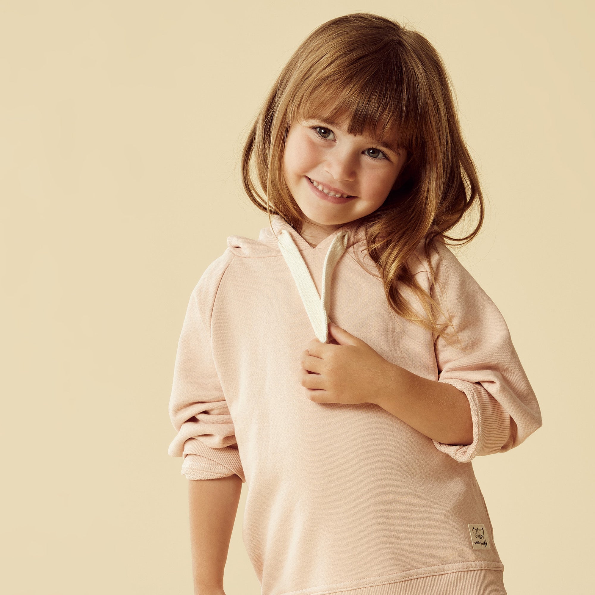 Organic Cotton Rose Terry Hooded Sweatshirt for Women - Soft & Cozy Pullover Hoodie for Casual Wear, Lounge, Yoga & Travel