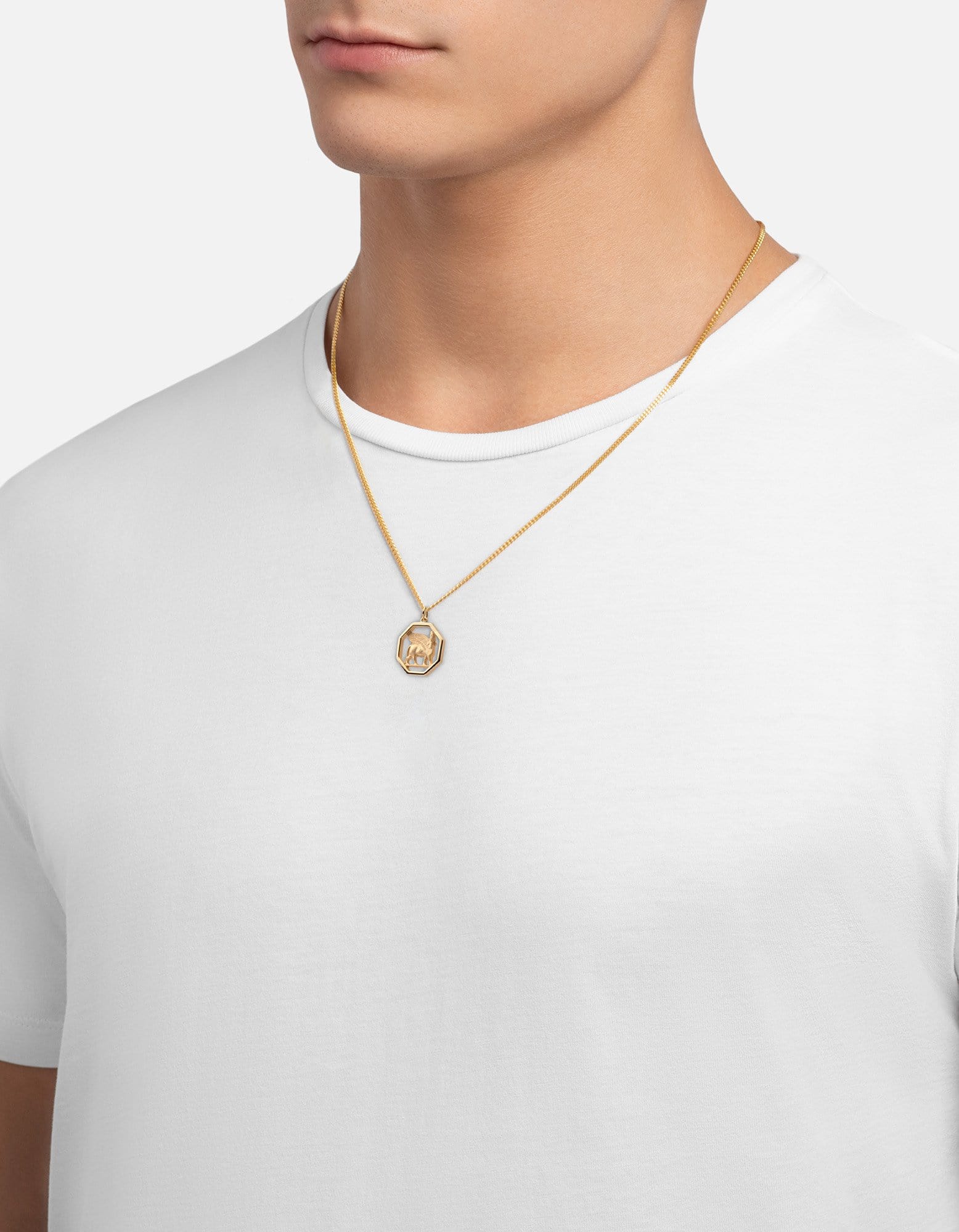 Lamassu Necklace - 14K Gold Vermeil Pendant for Women | Ancient Mesopotamian Jewelry for Gifts & Special Occasions