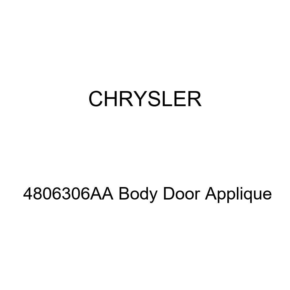Genuine Chrysler 4806306AA Body Door Applique - OEM Replacement Part for Chrysler Vehicles | Perfect for Door Panel Repair & Restoration