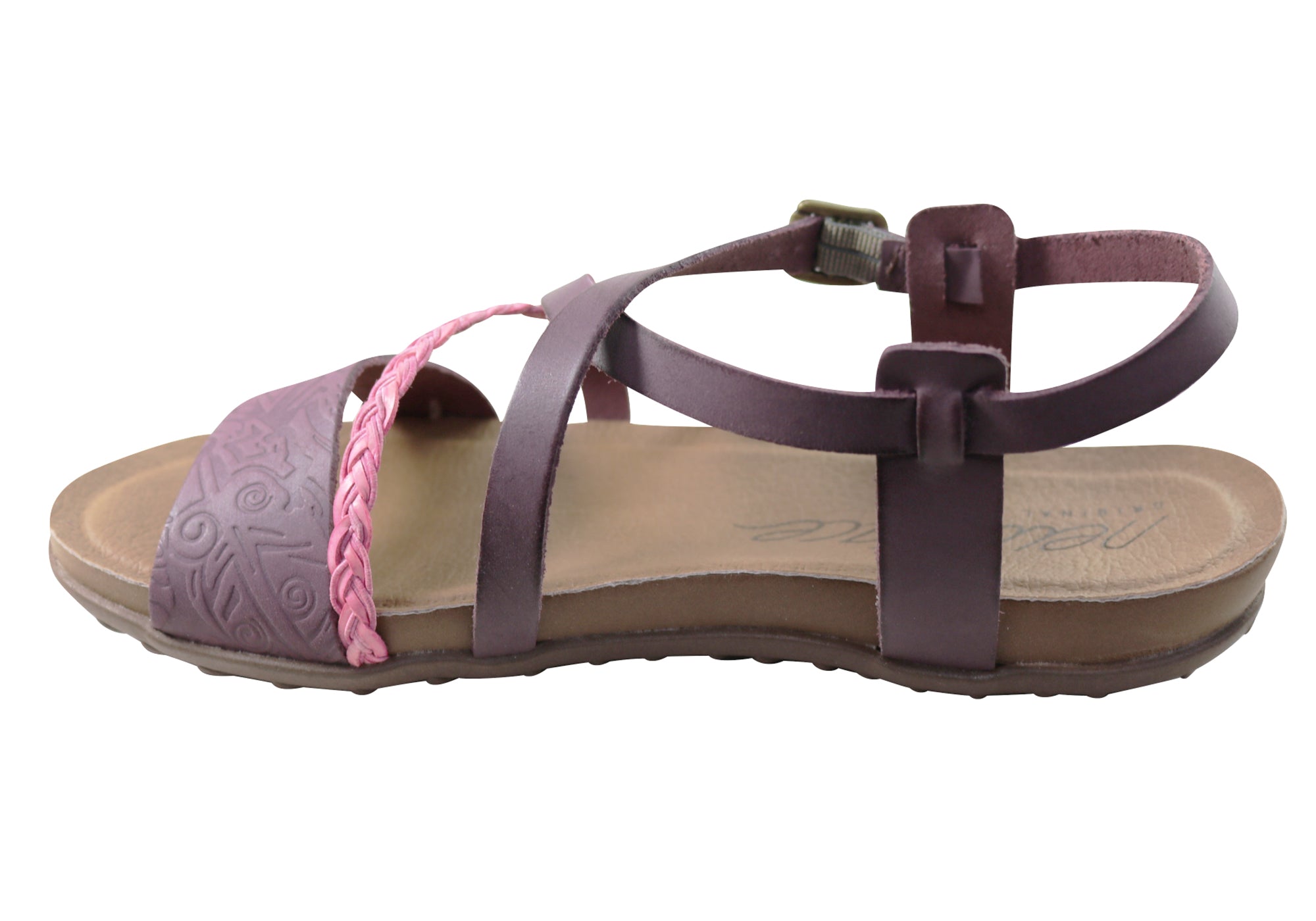 Laurina Women's Comfortable Leather Sandals - Handmade in Brazil - Casual Summer Walking Shoes for Beach, Travel & Everyday Wear