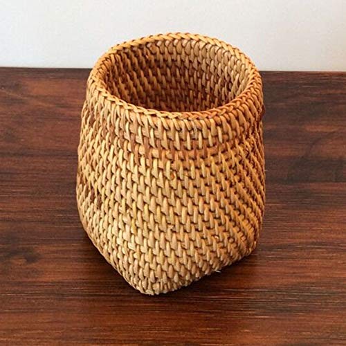 Rattan Tableware Storage Box - Organizer for Flower Pots, Chopsticks, Spoons, Forks, Knives & Home Utensils | Kitchen & Dining Room Organization (Color: 1)