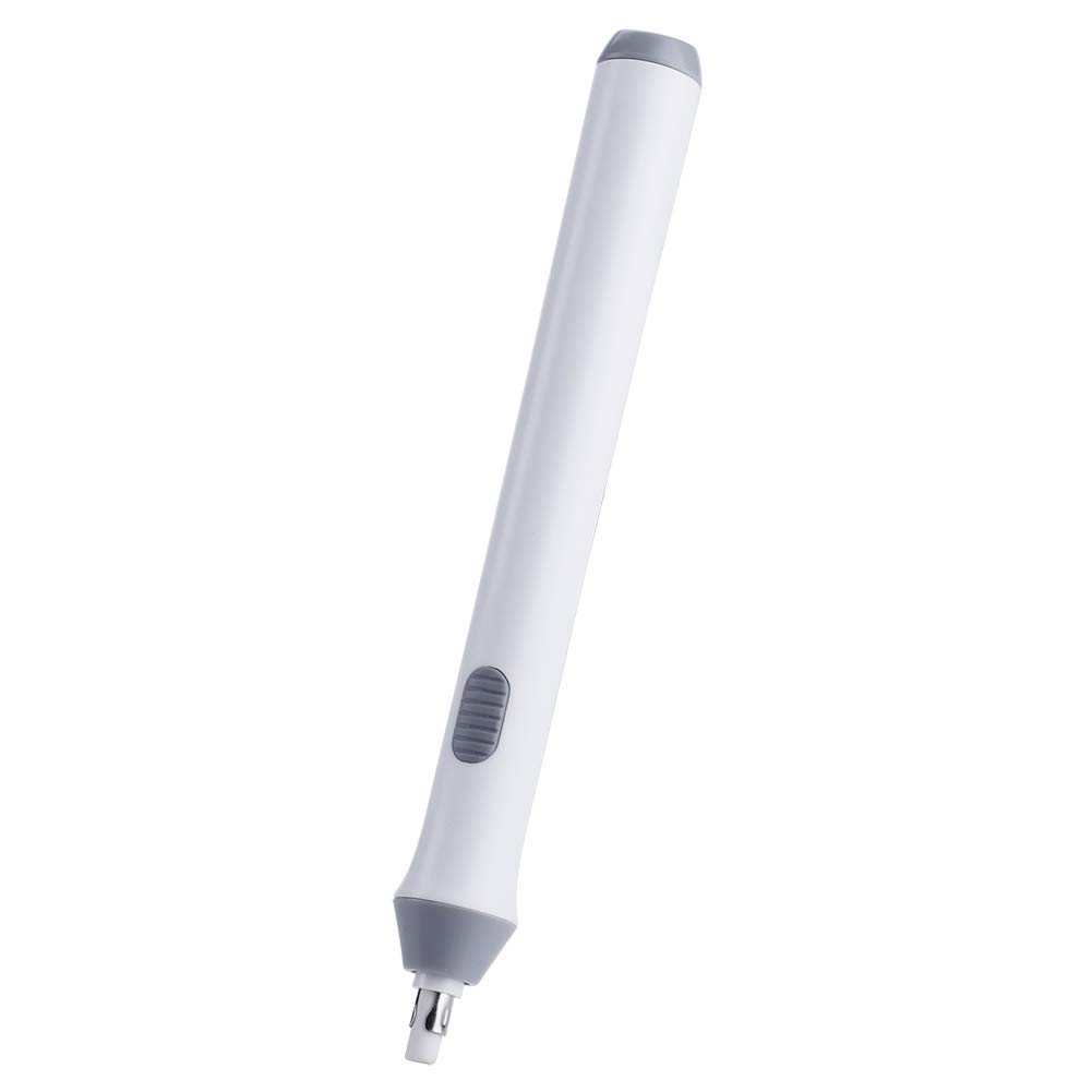 Electric Eraser Pen for Drawing - Battery Operated Automatic Pencil Eraser with 22 Refills (Black/White) | Perfect for Artists, Sketching & Drafting | Ideal for Studio, Classroom & Office Use