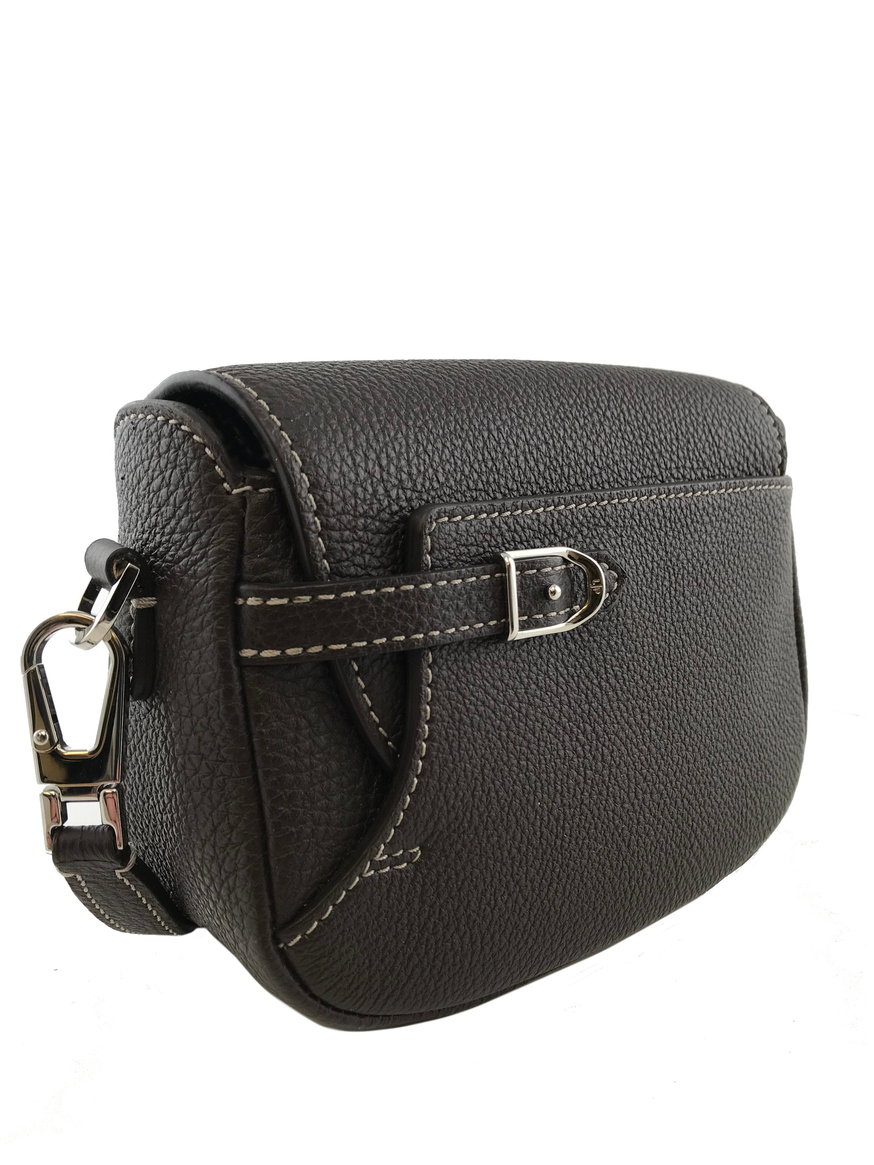 Loro Piana Mini Lune Odessa Leather Crossbody Bag for Women | Premium Italian Leather Handbag | Perfect for Everyday Use, Travel & Special Occasions