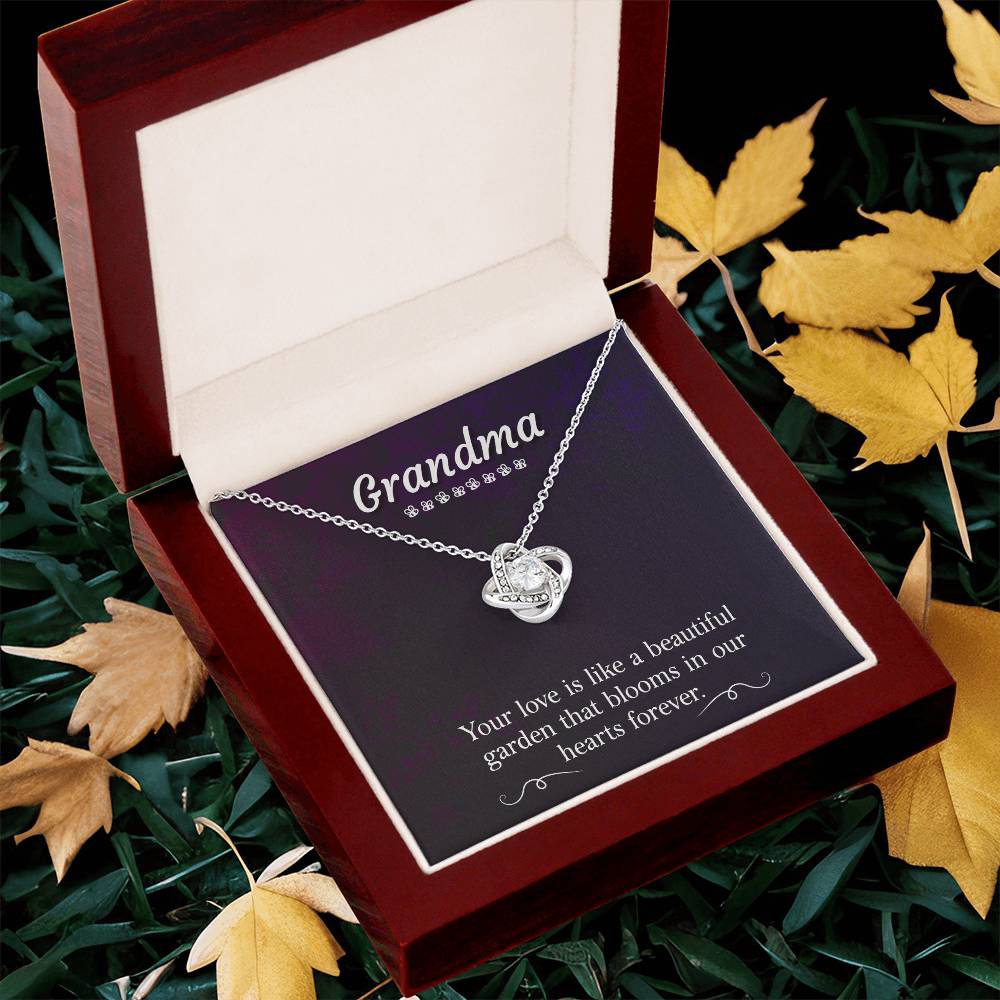 Elegant Jewelry Gifts for Grandma - Sterling Silver Necklace with Heart Pendant | Perfect Birthday, Mother's Day & Christmas Gift for Grandmother | Ideal for Special Occasions & Family Gatherings