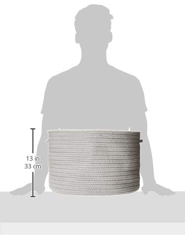 Colonial Mills Boca Raton 18x18x12 Shadow Woven Basket - Stylish Storage for Home Organization, Laundry, Toys & Decor