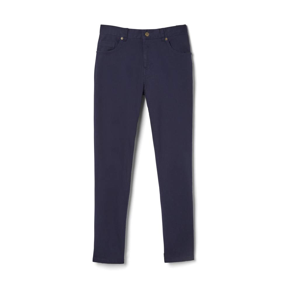 French Toast Boys' Adjustable Waist 5-Pocket Stretch Slim Fit Pants - Comfortable School & Play Pants for Active Kids