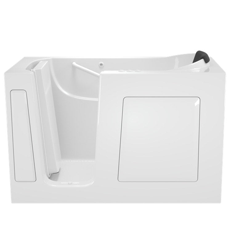 30W x 60L Gelcoat Walk-In Combination Bathtub with Left Hand Drain - 3060 Series | ADA Compliant Soaking Tub for Elderly & Accessible Bathing