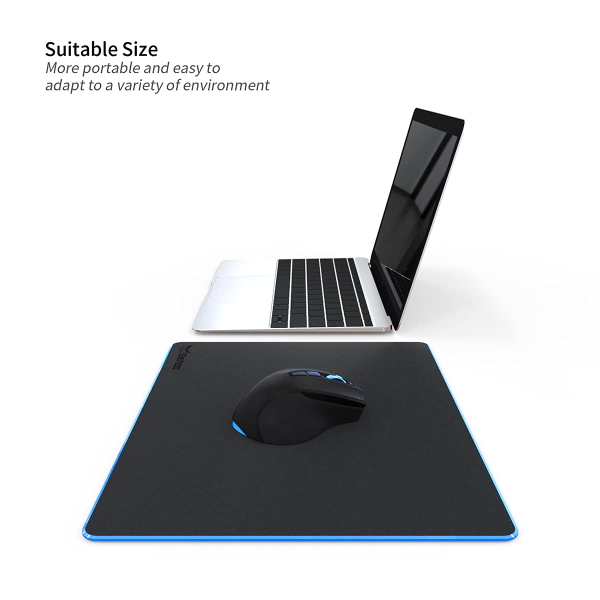 Premium Esports Hard Mouse Pad - Ultra Smooth Plastic Resin Surface, Waterproof & Odorless - Fast & Precise Tracking for Gaming & Office Use - Perfect for PC, Laptop, Workstation & Competitive Gaming Setup