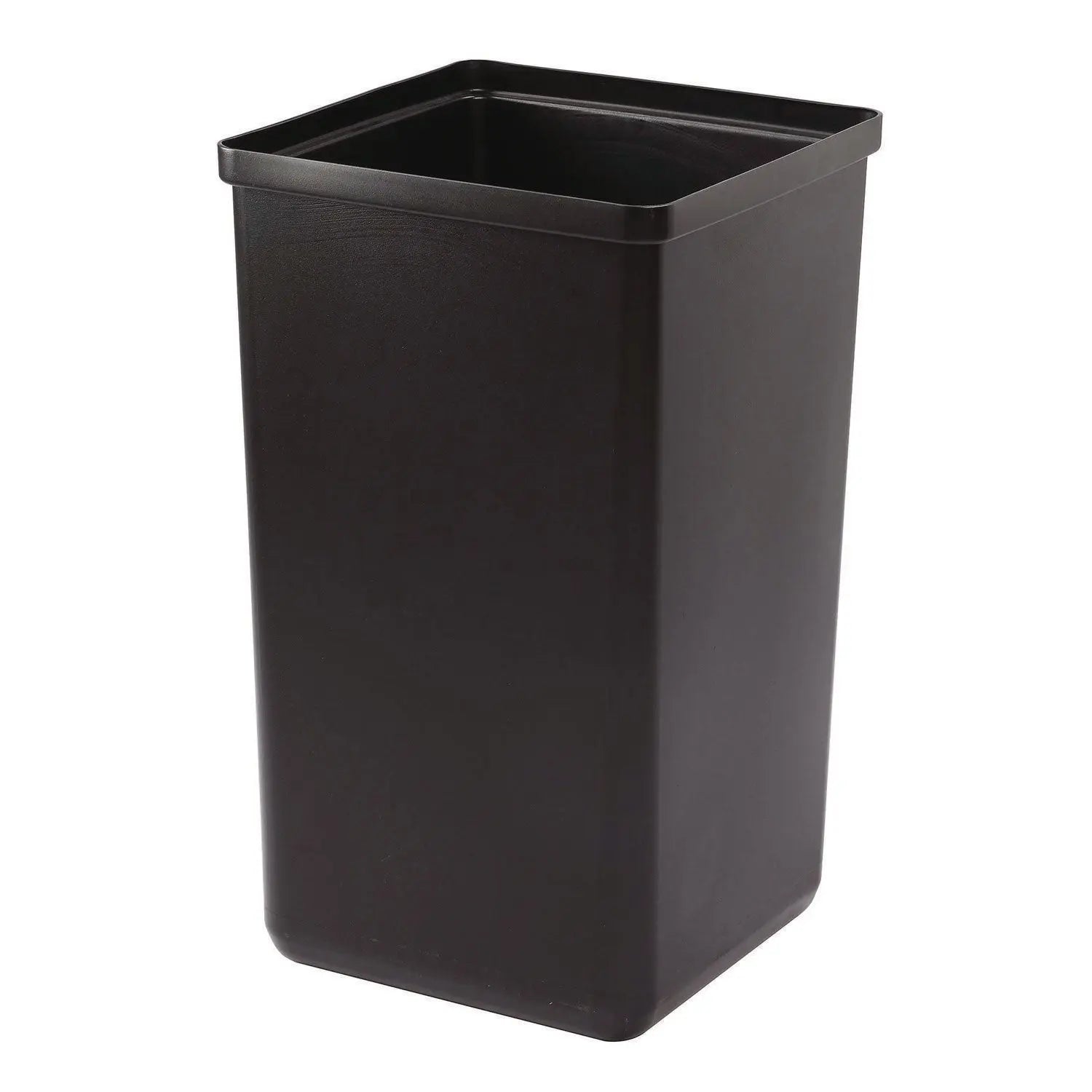 Alpine Industries 29 Gallon Steel Trash Can & Recycling Bin Set - Blue Recycling Container & Black Garbage Can with Square Lids for Kitchen, Office, Garage, or Outdoor Use
