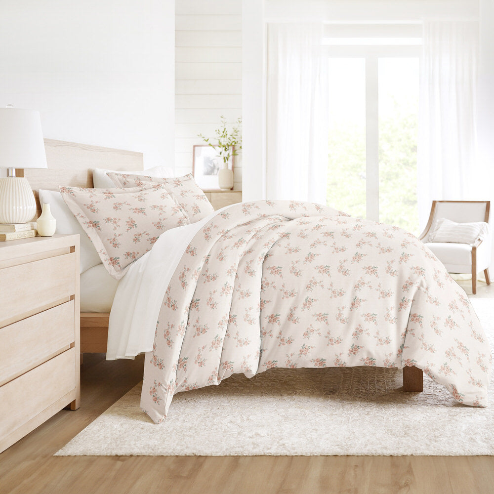 Stylish Apricot Pattern 3-Piece Duvet Cover Set - Soft & Breathable Bedding for Cozy Bedroom Decor | Perfect for Guest Rooms & Master Bedrooms