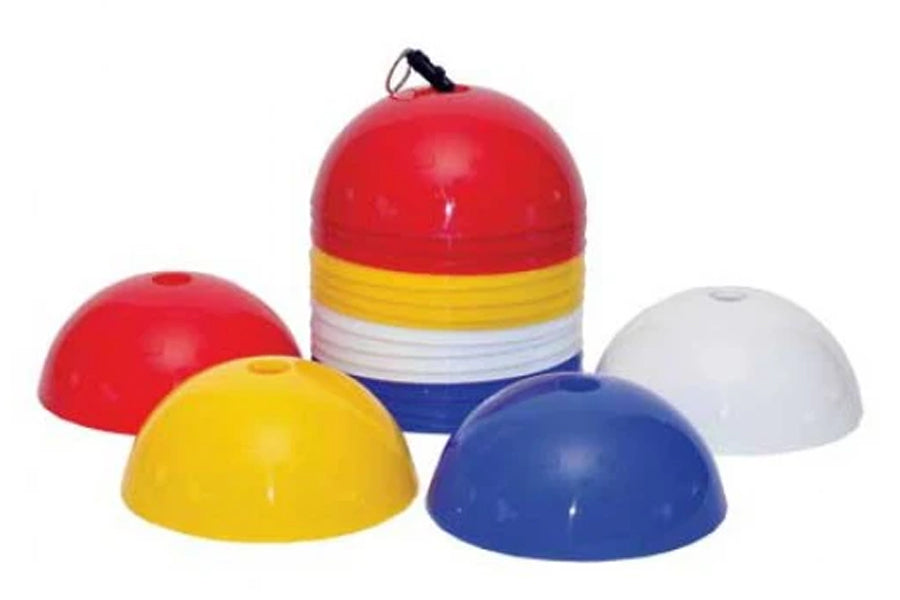 Warrior Agility Domes Set of 40 - Speed Training Cones for Soccer, Football & Fitness Drills - Perfect for Sports Training, Backyard Games & Outdoor Activities