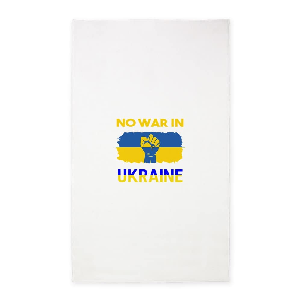 No War in Ukraine Unisex Kids Decorative Area Rug - Soft Fabric Throw Rug for Nursery, Playroom & Kids Bedroom Decor