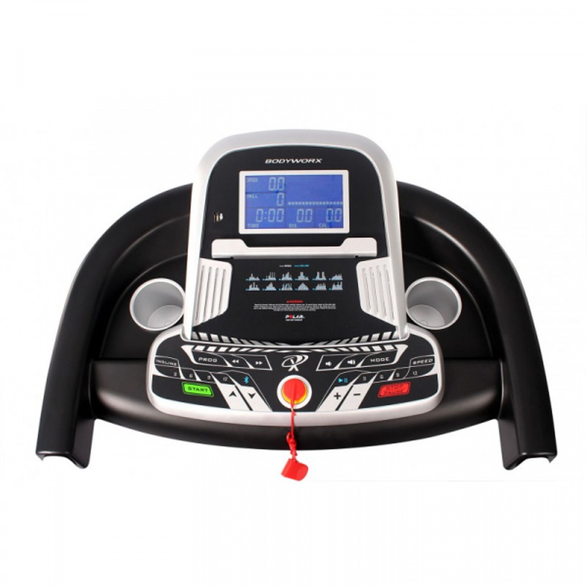 Bodyworx Challenger 175 Treadmill - Foldable Home Exercise Equipment for Running & Walking - Perfect for Home Gym, Cardio Workouts & Weight Loss