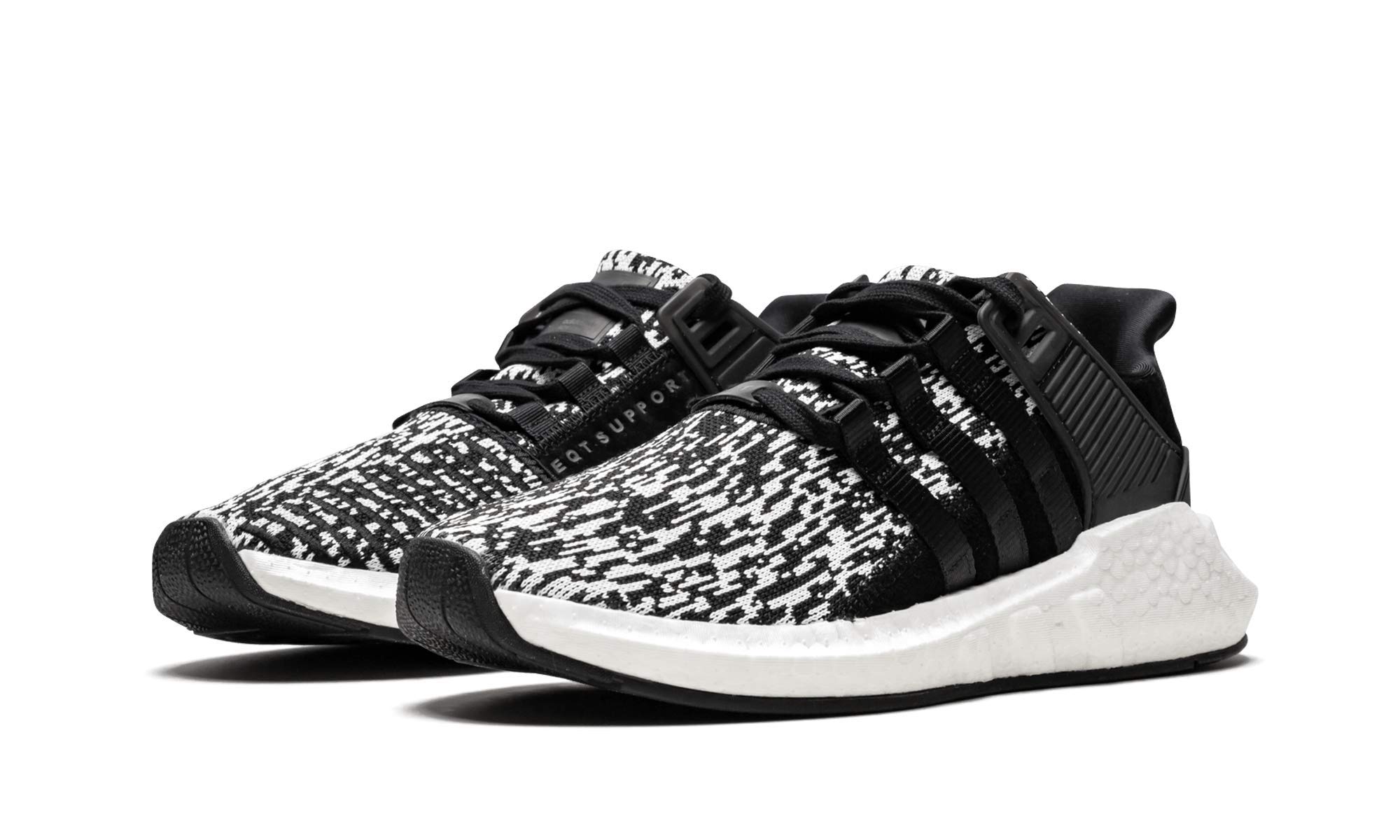 adidas Equipment Support 93/17 Men's Running Shoes - Core Black/White | Comfortable Cushioned Sneakers for Jogging, Gym Workouts & Casual Wear