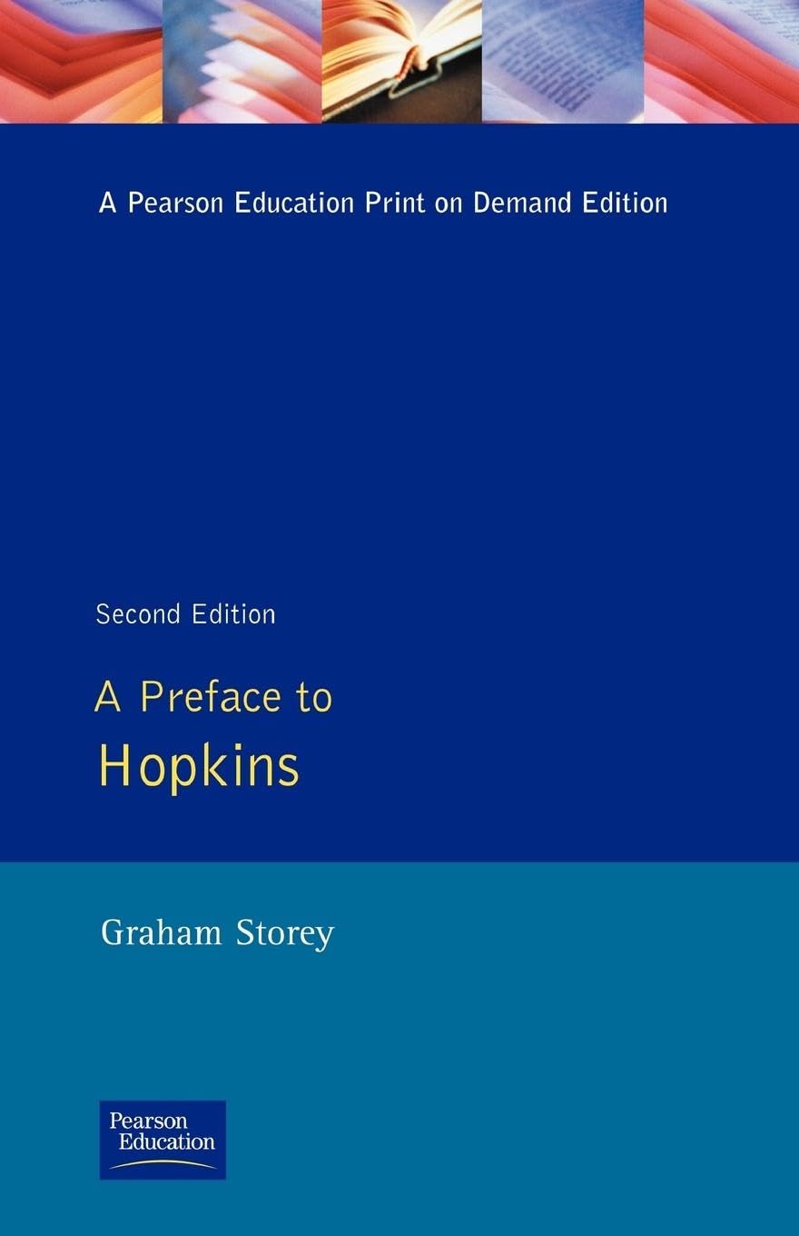 A Preface to Hopkins (Preface Books) - Literary Criticism & Poetry Analysis Guide for Students and Scholars | Perfect for Academic Research, Book Clubs, and English Literature Studies