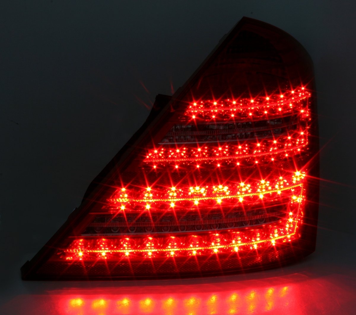 Depo LED Rear Lights Set - Red & White Tail Lights for Facelift Look | Upgrade Your Car's Style & Safety for Night Driving