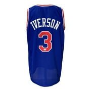 Authentic Allen Iverson Signed Blue NBA Jersey - JSA Certified - Perfect for Collectors & Basketball Fans - Great for Memorabilia Displays & Sports Themed Rooms