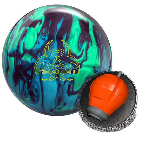 Premium Hammer Hazmat Bowling Ball for Serious Bowlers - High Performance Reactive Resin for Strikes & Spares - Perfect for League Play & Tournaments