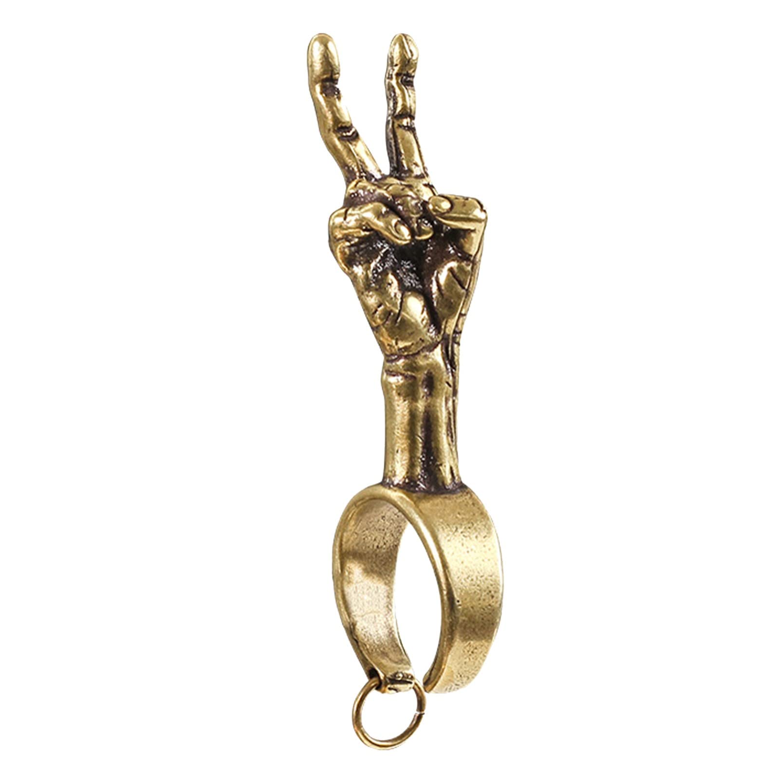 Elegant Finger Joint Ring for Men - Gold One Size - Guitarist & Driving Equipment Holder - Perfect for Musicians, Drivers & Stylish Accessories