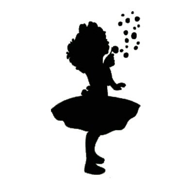 PVC Wall Stickers for Kids - Girl Blowing Bubbles Nursery Decor, Self-Adhesive Removable Wall Decals for Children's Bedroom, Kindergarten & Playroom (106.7cm x 58.4cm, Light Green) - Perfect for Birthday Parties, Baby Showers & Room Makeovers