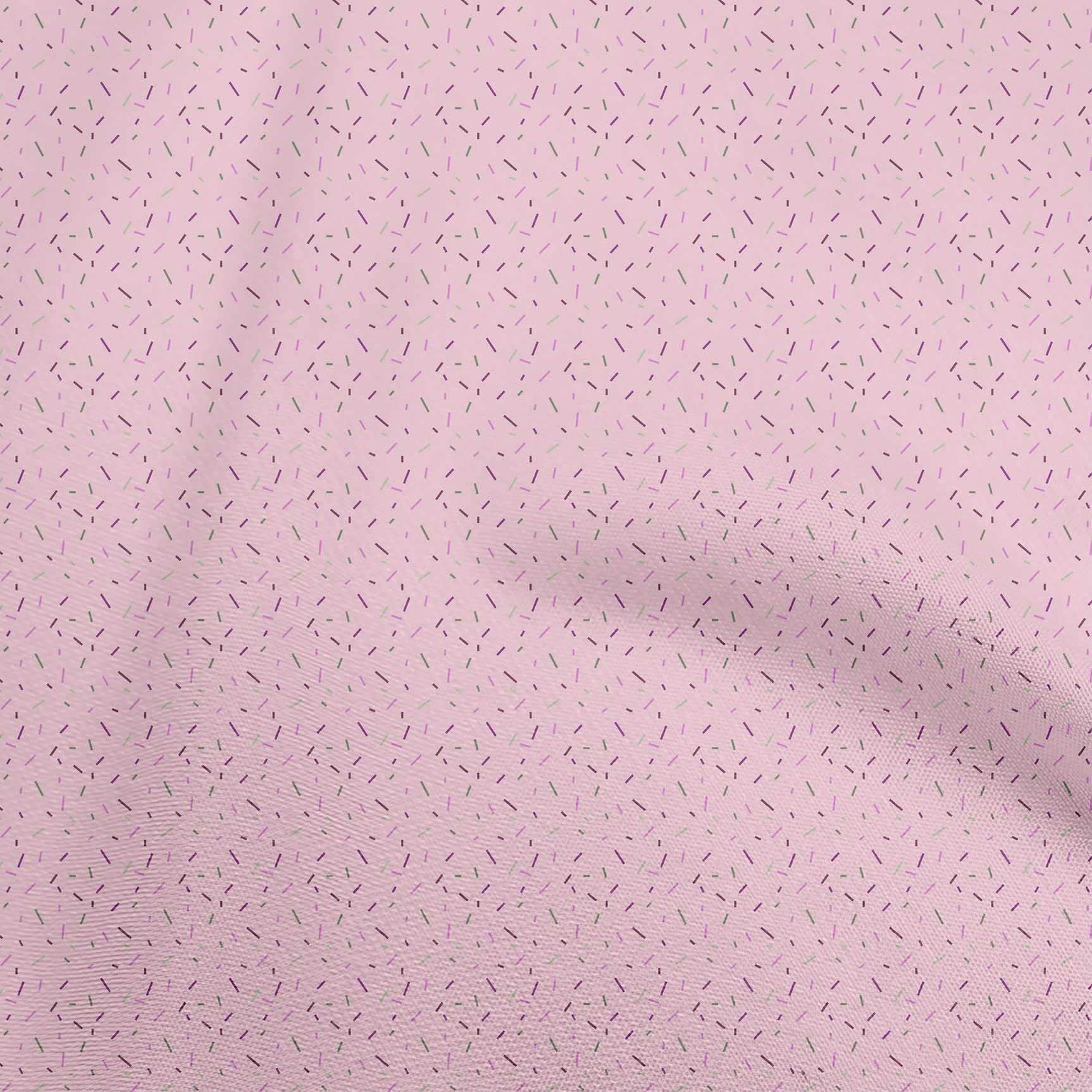 oneOone Viscose Jersey Light Pink Abstract Print Fabric by The Yard - 60 Inch Wide Soft Draping Dress Material for Summer Dresses, Skirts & DIY Fashion Projects