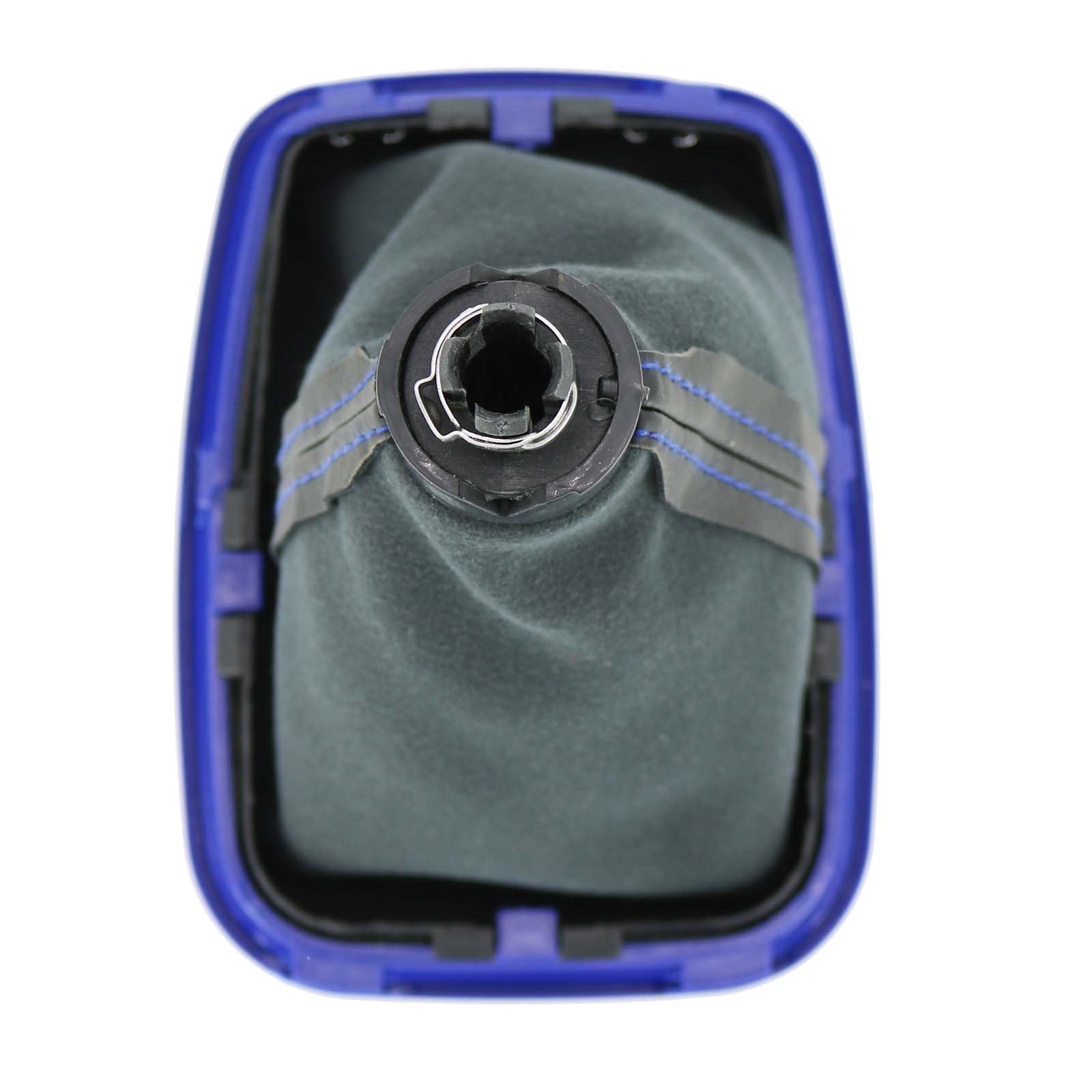 Blue Line 12mm 6-Speed Gear Shift Knob with Boot for Seat Leon 2000-2001 & Toledo 1999-2001 - Upgrade Your Car Styling for Sporty Driving Experience