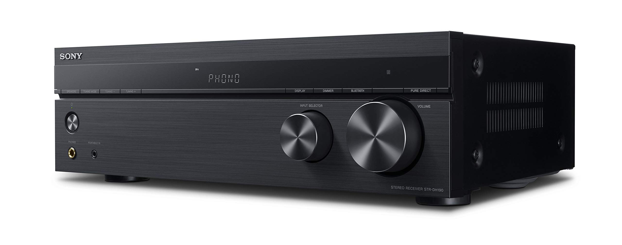 Sony PS-LX310BT Fully Automatic Wireless Belt-Drive Turntable with Bluetooth - Compatible with STRDH190 2-Channel Stereo Receiver & Phono Inputs - Perfect for Home Entertainment, Vinyl Collection & Music Enthusiasts