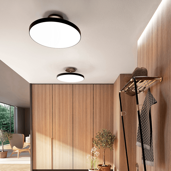 Asteria Up Modern LED Ceiling Lamp - Dimmable Flush Mount Light Fixture for Living Room, Bedroom, and Kitchen