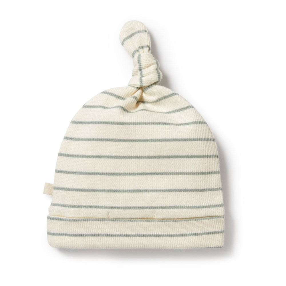 Petit Sage Organic Cotton Baby Knot Hat for Newborns & Infants - Soft & Breathable for Everyday Wear, Photo Shoots & Special Occasions