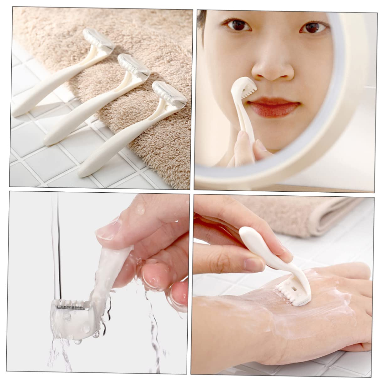 15 Pcs Women's Hair Remover & Body Trimmer Set - Stainless Steel Razor for Arms, Legs & Bikini Line | Durable Depilator for Smooth Skin | Perfect for Travel & Home Use