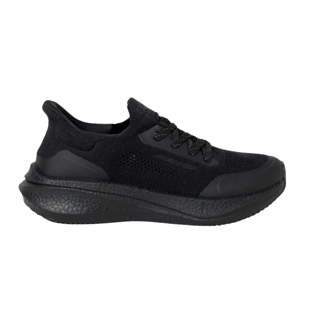 8000Kicks Premium Black Hemp Runner - Eco-Friendly & Durable Sneakers for Men & Women | Perfect for Running, Walking & Casual Wear