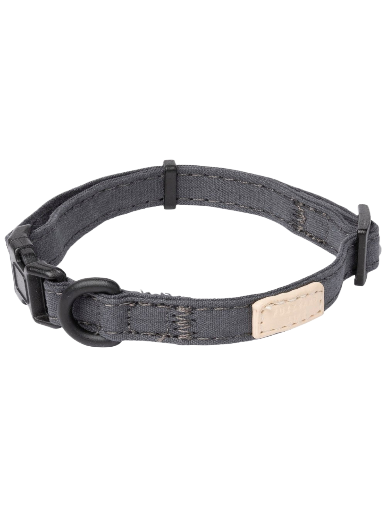 Premium FuzzYard Life Dog Collar - Soft & Durable Slate Grey Pet Collar with Adjustable Buckle (XS, S, M) - Perfect for Daily Walks, Training & Outdoor Adventures