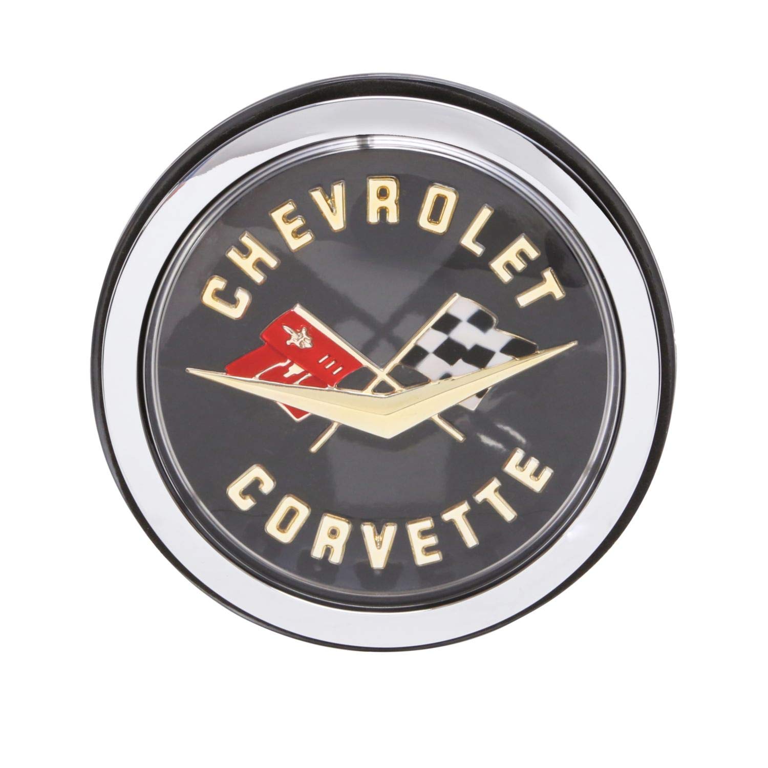 1962 Ford 5087A Rear Emblem Assembly - Gold Finish Replacement Badge for Classic Car Restoration | Perfect for Vintage Vehicle Shows & Collector Upgrades