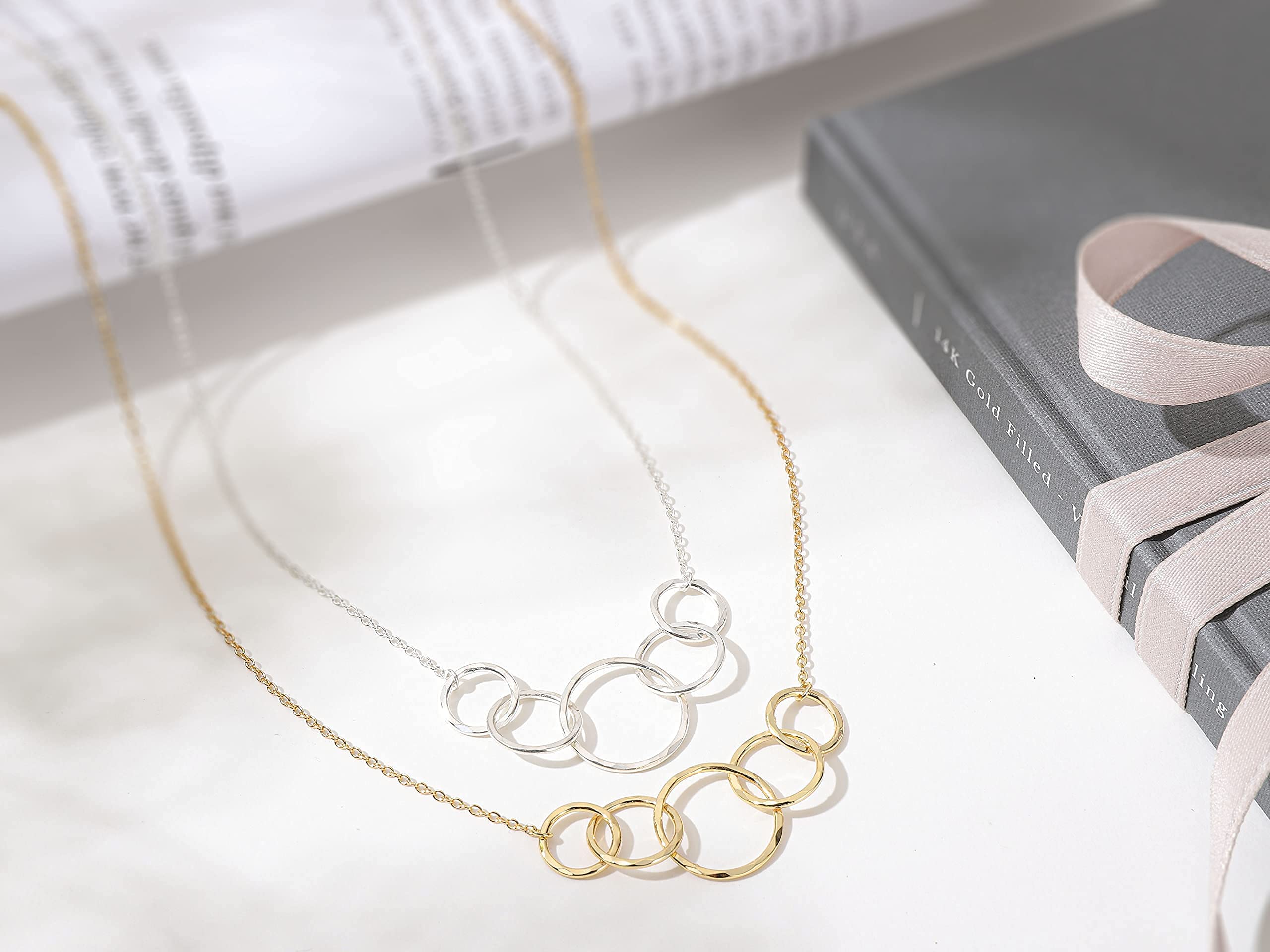 14k Gold Plated Sterling Silver Birthday Necklace for Women - Elegant Jewelry Gift for Mom, Wife, Daughter, Sister | Perfect for Birthdays, Anniversaries & Special Occasions