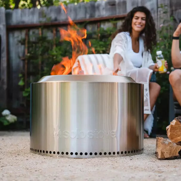 Solo Stove Yukon 2.0 Fire Pit - Smokeless Outdoor Campfire Pit for Backyard, Patio & Camping - 27 Inch Stainless Steel Wood Burning Stove (Model SSYUK 27 2.0)