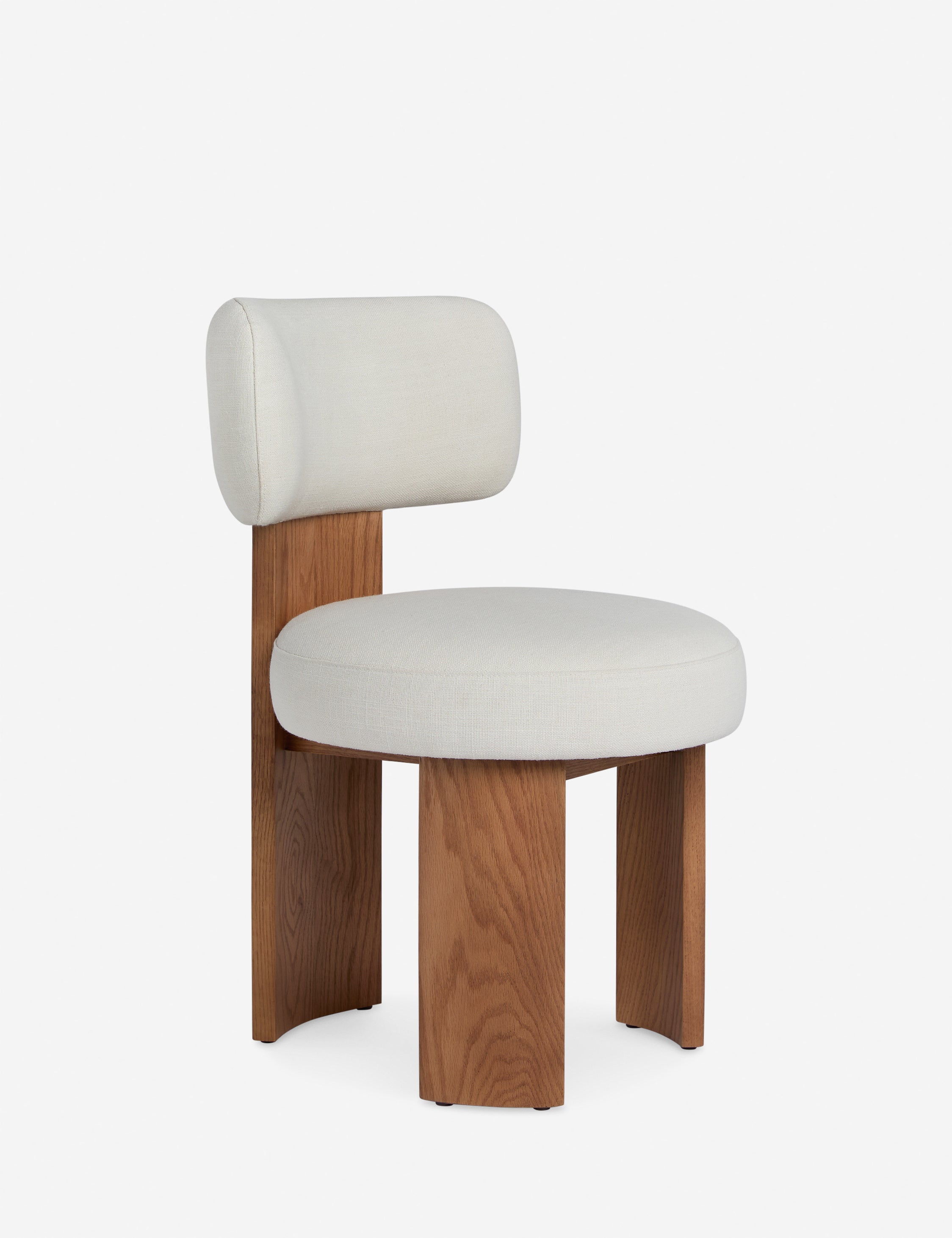 Modern Brisbane Dining Chair - Sturdy Wooden Kitchen Chair with Comfortable Cushion - Perfect for Dining Room, Kitchen, and Breakfast Nook