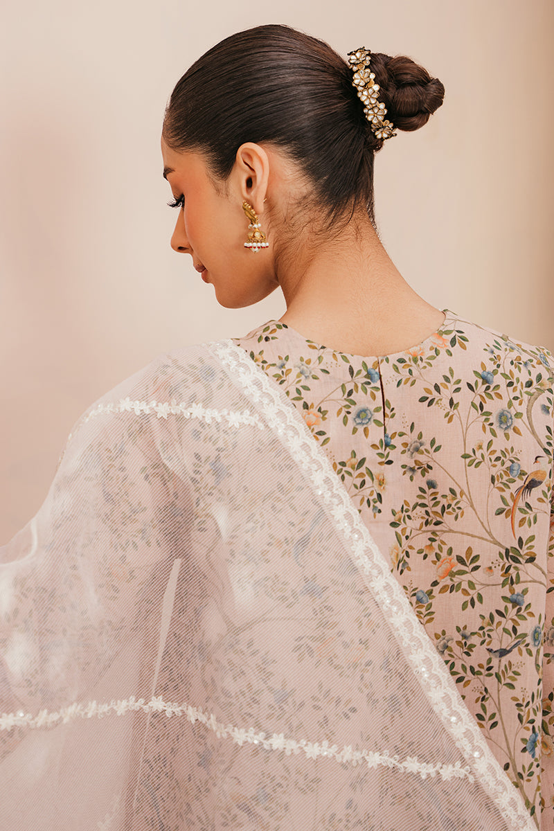 ASH ROSE 2-Piece Set (Shirt & Dupatta) - Elegant Indian Ethnic Wear for Women | Perfect for Weddings, Festivals & Special Occasions
