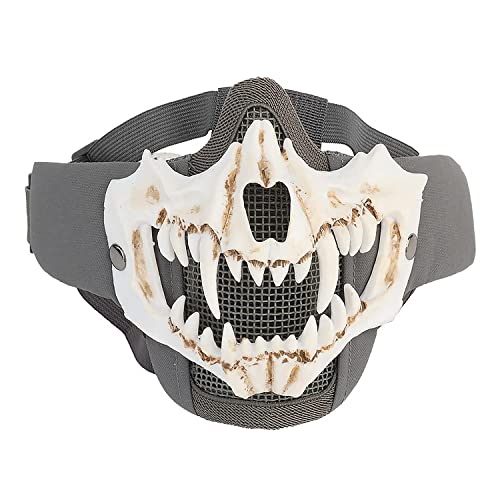grey-white face style
