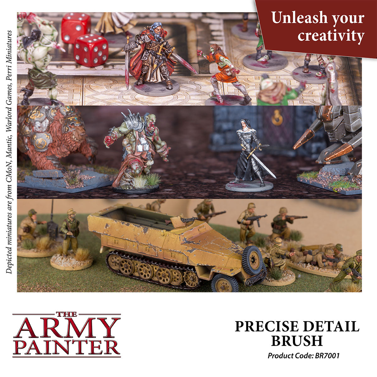 Professional Hobby Brush Set for Miniature Painting - Ultra Fine Detail Art Brushes for Model Kits, Warhammer, Gundam - Perfect for Acrylic & Oil Painting, DIY Crafts, Cosplay Makeup