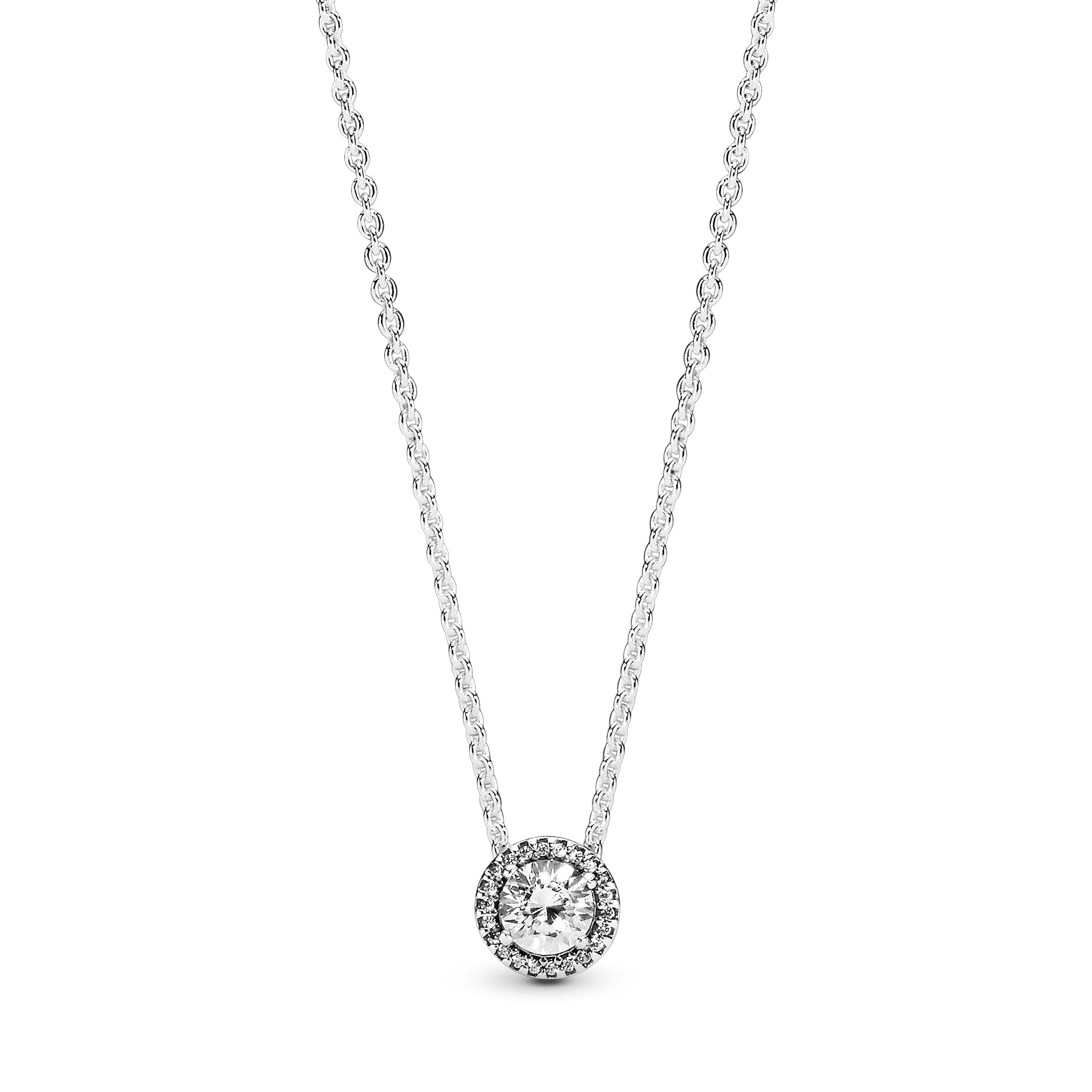 PANDORA Classic Elegance Sterling Silver Ring with Clear Cubic Zirconia | Sparkling Jewelry for Women | Perfect for Weddings, Anniversaries & Everyday Elegance