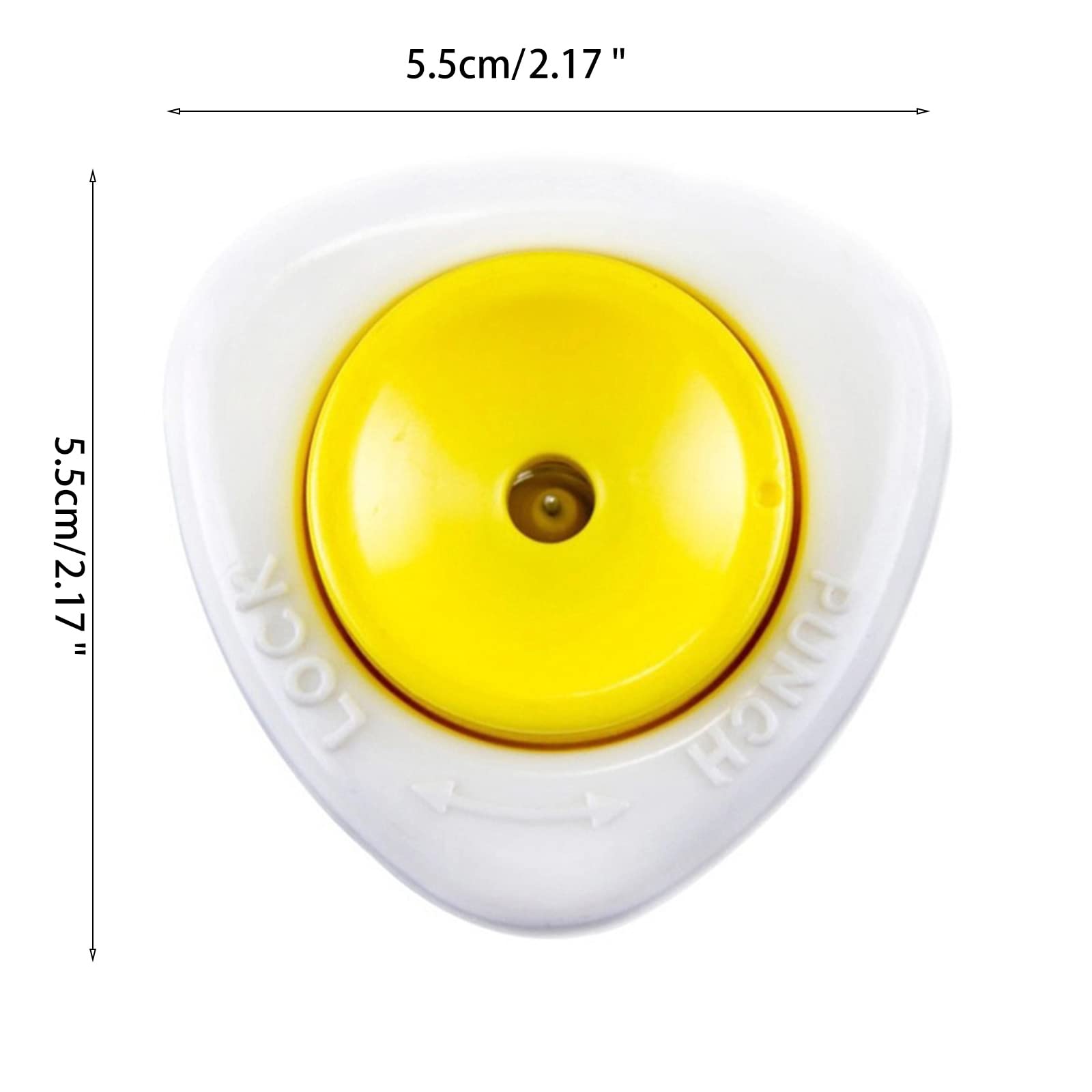 ABS Egg Piercer with Twist Safety Lock - Easy-to-Peel Hard Boiled Egg Pricker Tool for Perfect Eggs Every Time | Ideal for Cooking, Meal Prep & Breakfast