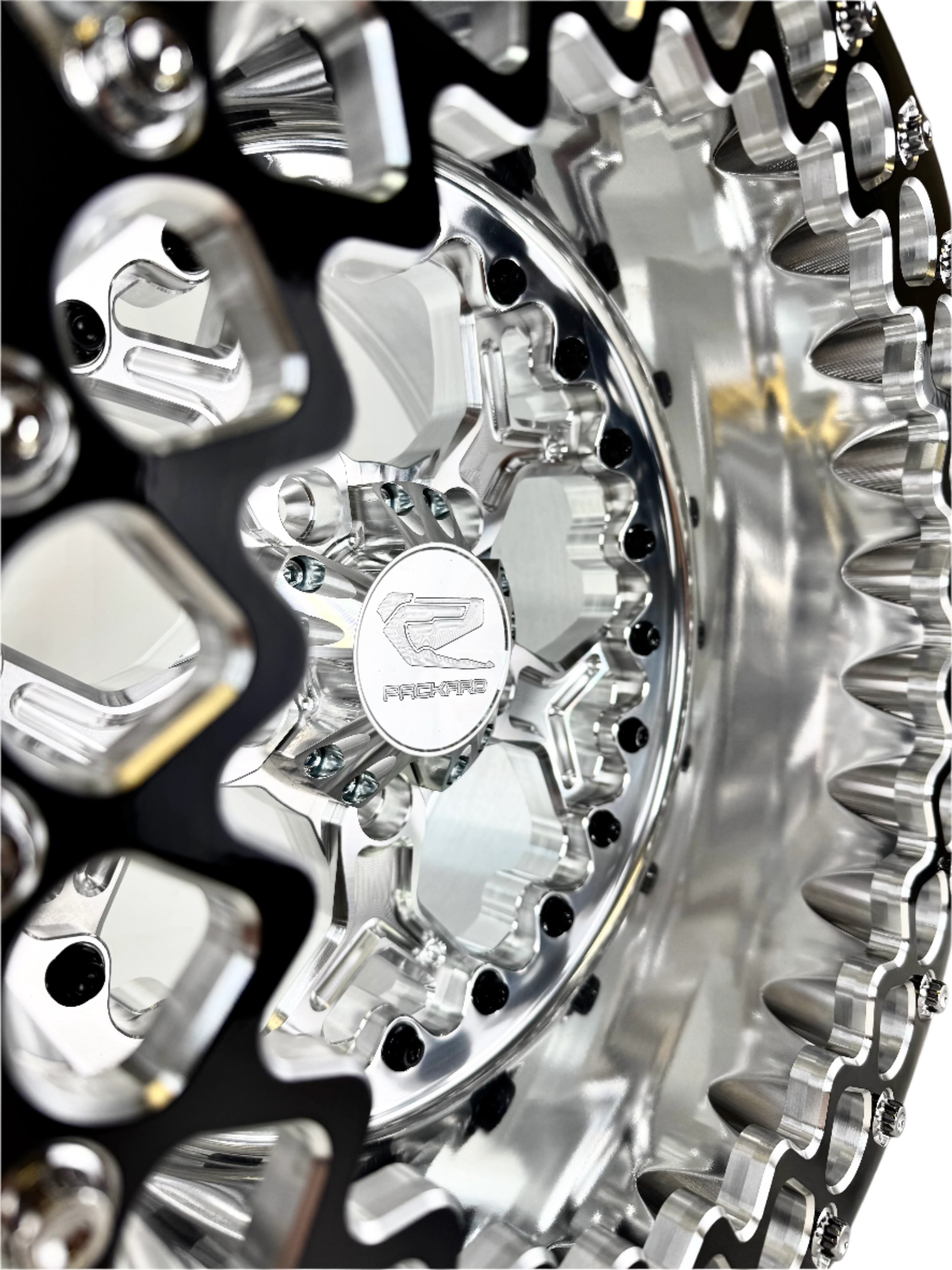 Pro 5 FF Forged Polished Beadlock Wheels - Silver Finish for RZR Pro R 5x4.5 Bolt Pattern | Off-Road Racing & Trail Riding Accessories