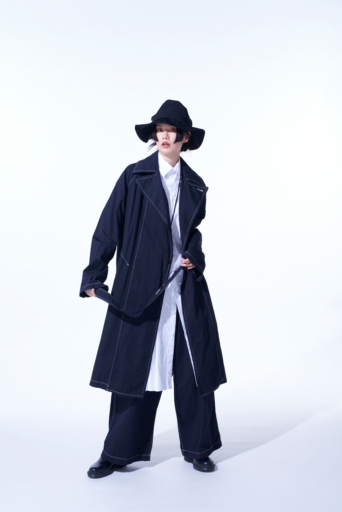 Premium Cotton Twill Garment Dyed Tie Locken Coat for Men & Women | Stylish Outerwear for Fall & Winter | Perfect for Casual, Office & Outdoor Activities