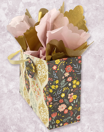 Elegant Evelyn Garden Gift Bags - Premium Gift Wrapping for Birthdays, Weddings & Special Occasions | Perfect for Floral, Gardening & Party Favors