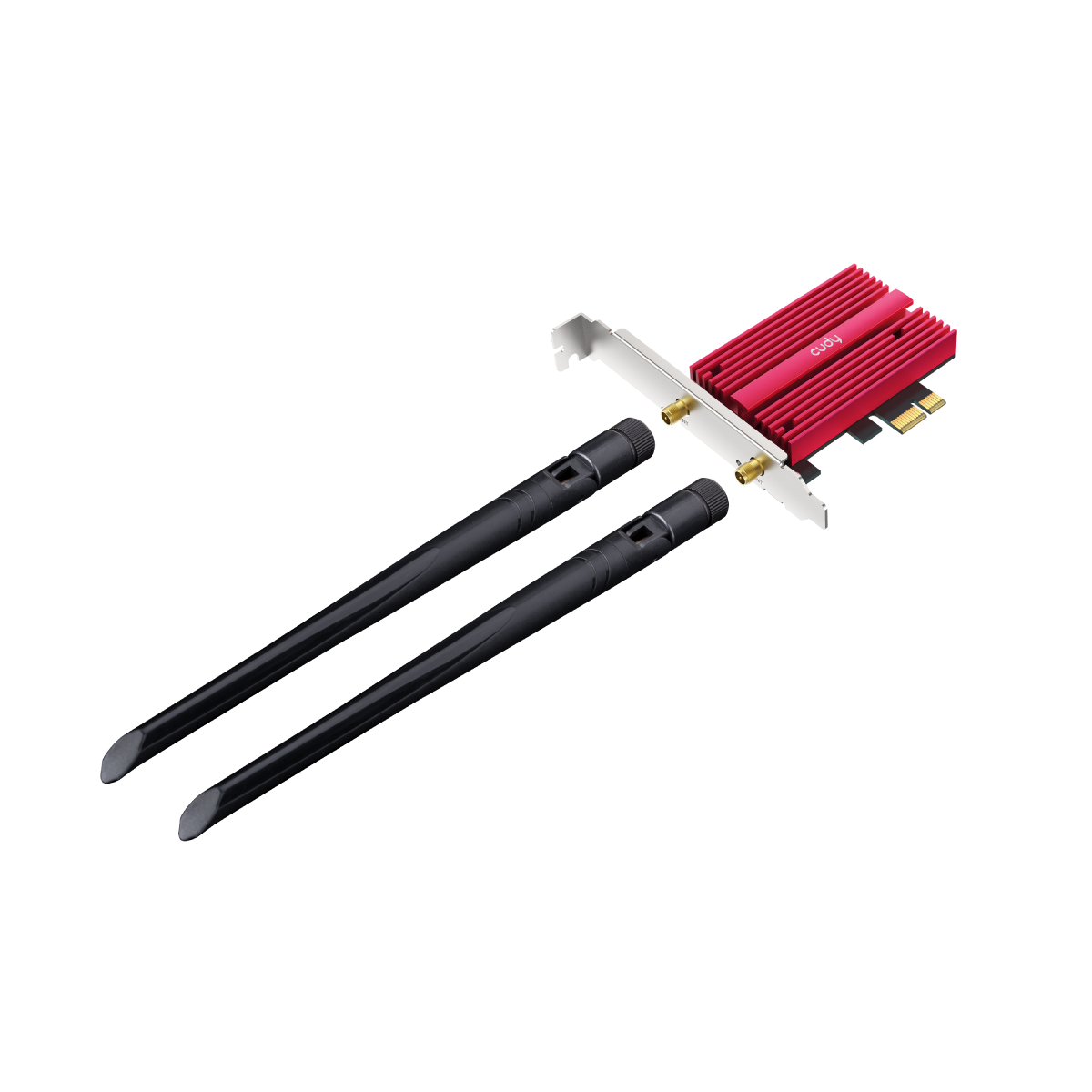 Cudy WE3000S AX5400 Tri-Band WiFi 6 PCIe Adapter with Bluetooth 5.3 for Gaming & 4K Streaming - High-Speed Wireless Network Card for PC Desktop & Laptop