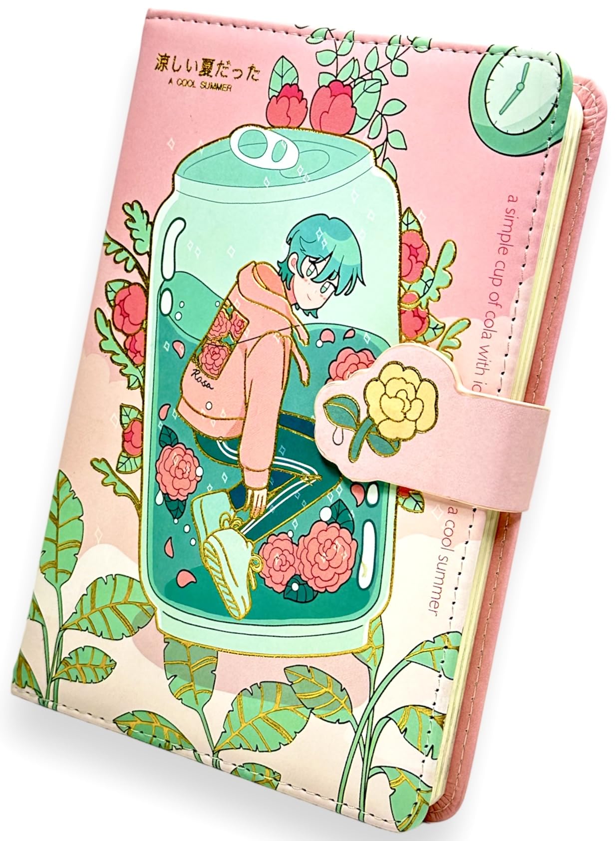 Anime Journal - Kawaii Cute Notebook Diary for Girls, Japanese Stationery Style, Perfect for School, Work & Gift Giving